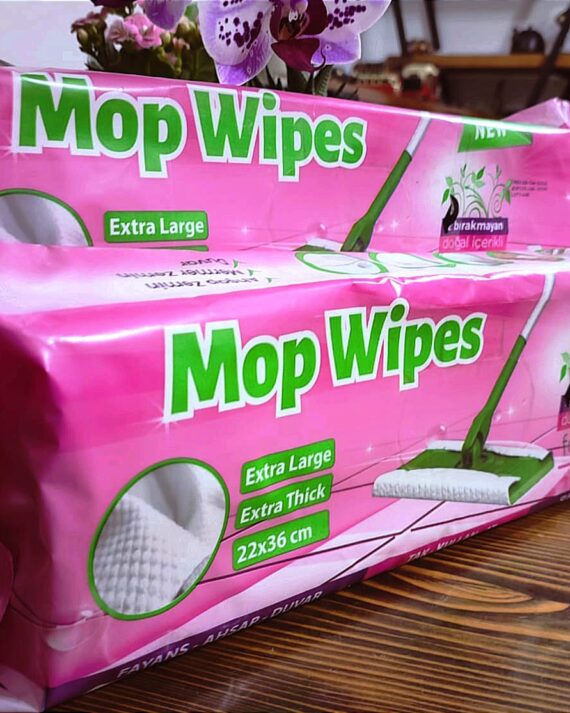 Mop Wipes Mop Islak Mendil 40 YAPRAK