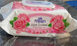 AK FRESH PİNK ROSE WET WİPES